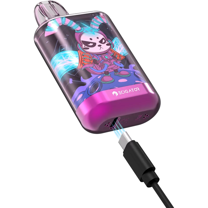 Correctly charging a disposable vape with a low-amperage cable