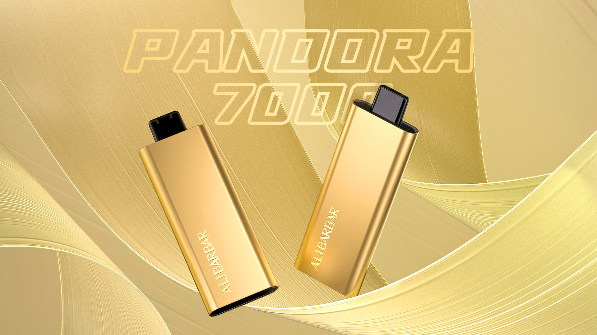 A detailed shot of the ALIBARBAR Pandora 7000 Puffs device